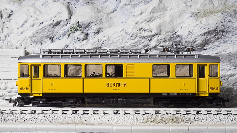 Bemo 1268160 nostalgietriebwagen Bernina Abe 4/4 30 de la RHB pista h0m 