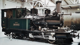 BEMO 1292 527 - BVZ HG 2/3 7 Breithorn Dampflokomotive mit Zahnradantrieb, schwarz/grün - Metal Collection