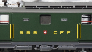 BEMO 1246 414 - zb historic / SBB Brünig Deh 4/6 914 Elektro-Gepäcktriebwagen mit Zahnradantrieb, grün