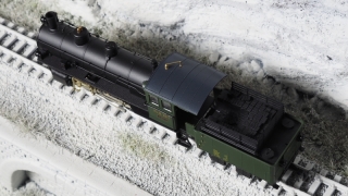 BEMO 1290 127 - RhB G 4/5 107 Albula Schlepptender-Dampflokomotive, schwarz/grün