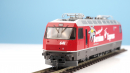 BEMO 1259 111 - RhB Ge 4/4 III 641 Elektrolokomotive "Maienfeld", rot "Heidiland Bernina Express"