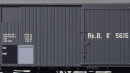 BEMO 2293 145 - RhB K1 5615 (VN 9852) Gedeckter Güterwagen 2-achsig, grau - Museumswagen