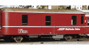 BEMO 3236 112 - RhB D 4062 Packwagen 2-achsig, rot