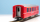 BEMO 3254 131 - RhB ABt 1701 Steuerwagen 4-achsig 1./2. Klasse, rot