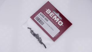 BEMO 4289 000 H0m - Gleis Standard Metallschienenverbinder, braun - VPE=20 Stück