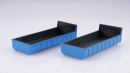 D+R 50010 - Wechselcontainer Mulde flach, blau - VPE=2...