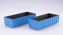 D+R 50011 - Wechselcontainer Mulde hoch, blau - VPE=2...
