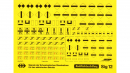 WEINERT 7312 - Signaltafeln für elektrischen Betrieb Schweizer Bahnen, gelb/schwarz
