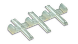 PECO SL-111 - Gleis Code 75 Isolierschienenverbinder Kunststoff transparent, VPE=12 Stück