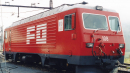 BEMO 1362 218 - FO HGe 4/4 II 108 "CHANNEL TUNNEL" Elektrolokomotive mit Zahnradantrieb, rot DIGITAL