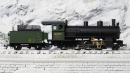 BEMO 1290 127 - RhB G 4/5 107 "Albula" Schlepptender-Dampflokomotive, schwarz/grün