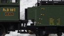 BEMO 1290 127 - RhB G 4/5 107 "Albula" Schlepptender-Dampflokomotive, schwarz/grün
