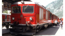 BEMO 1267 200 - FO HGm 4/4 61 Zahnrad-Diesellokomotive, rot - Ablieferungszustand LIMITIERTE AUFLAGE