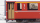 BEMO 3242 130 - RhB A 1270 Personenwagen EW II 4-achsig 1. Klasse, rot