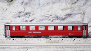 BEMO 3252 125 - RhB A 1225 Personenwagen EW I 4-achsig 1. Klasse, rot