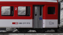 BEMO 3271 471 - zb B 521 Personenwagen 4-achsig 2. Klasse, rot/weiss
