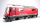 BEMO 9258 153 0m - RhB Ge 4/4 II 613 "Domat/Ems" Elektrolokomotive, rot - eckige Lampen