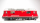 BEMO 9258 153 0m - RhB Ge 4/4 II 613 "Domat/Ems" Elektrolokomotive, rot - eckige Lampen