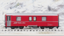 BEMO 3248 152 - RhB DZ 4232 Post- und Gepäckwagen 4-achsig, rot