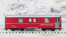 BEMO 3248 152 - RhB DZ 4232 Post- und Gepäckwagen 4-achsig, rot