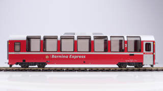 BEMO 3294 143 - RhB Bp 2503 Panoramawagen 4-achsig 2. Klasse, neurot Bernina Express BEX