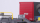 BEMO 2289 168 - RhB Sbk-v 7708 Containertragwagen 4-achsig, dunkelgrau - Beladung Schiebeplanen-Wechselbehälter "Gfeller AG" schwarz