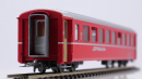 BEMO 3250 123 - RhB B 2366 Personenwagen EW I 4-achsig 2. Klasse, rot - Griffstangen