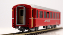 BEMO 3255 149 - RhB B 2309 Personenwagen EW I verkürzt 4-achsig 2. Klasse, rot - Berninabahn