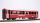 BEMO 3255 135 - RhB B 2455 Personenwagen EW I verkürzt 4-achsig 2. Klasse, rot - Berninabahn