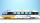 BEMO 3297 317 - MOB Ast 117 Panorama-Steuerwagen 4-achsig 1. Klasse, gold/weiss/dunkelblau "GoldenPass Panoramic"