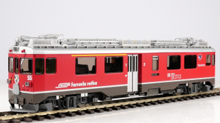 BEMO 1269 107 - RhB ABe 4/4 III 55 "Diavolezza" Elektrotriebwagen Berninabahn 1./2. Klasse, rot