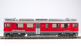 BEMO 1369 113 - RhB ABe 4/4 III 53 Tirano Elektrotriebwagen Berninabahn 1./2. Klasse, neurot DIGITAL mit SOUND