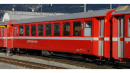 BEMO 3250 160 - RhB B 2360 Personenwagen EW I 4-achsig 2. Klasse, neurot - Bremsecken orange