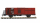 BEMO 9451 112 0m - RhB E 6612 Hochbordwagen, dunkelbraun - mit Blechtafel, Holzwände ausgebessert