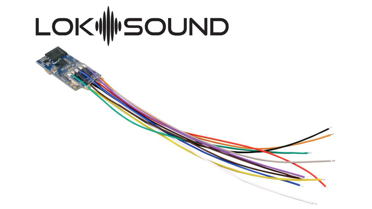 ESU LokSound 5 micro デコーダー ESU LokSound 5 Micro DCC - Hardwire, Next18 or 8 Pin
