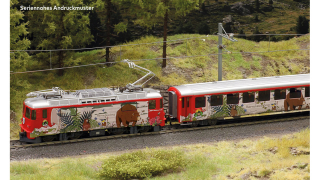 Bemo H0m: Ge 4/4 I Nr. 601 Albula grün der RhB, OVP (Gebraucht) in St