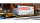 BEMO 2289 110 - RhB Sbk-v 7730 Containertragwagen 4-achsig, dunkelgrau - Beladung Container 125 B "Spar" Berge, weiss/bunt