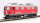 BEMO 1252 127 - RhB Ge 4/4 I 607 "Surselva" Elektrolokomotive, rot