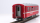 BEMO 3255 160 - RhB B 2307 Personenwagen EW I verkürzt 4-achsig 2. Klasse, neurot - Berninabahn