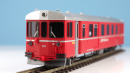 BEMO 3287 131 - RhB BDt 1721 Steuerwagen mit Gepäckabteil 4-achsig 2. Klasse, rot -  runde Lampen