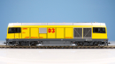 BEMO 1288 113 - RhB Gmf 4/4 II 234 03 "Albula" D4 Bahndienst-Diesellokomotive, gelb