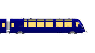 BEMO 3247 311 - MOB ABst 381 Panorama-Steuerwagen 4-achsig 1./2. Klasse "GPX - GoldenPass Express"