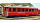 BEMO 9555 149 0m - RhB B 2459 Personenwagen EW I verkürzt 4-achsig 2. Klasse, refit rot - mit Logo