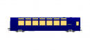 BEMO 3247 351 - MOB Bsi 291 Panoramawagen Interface-Wagen 4-achsig 2. Klasse, "GPX - GoldenPass Express"