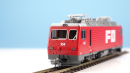 BEMO 1362 214 - FO HGe 4/4 II 104 "Furka" Elektrolokomotive mit Zahnradantrieb, rot - DIGITAL mit SOUND