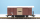 BEMO 2282 159 - RhB D2 4079 gedeckter Güterwagen 2-achsig, braun - Schienenreinigungswagen