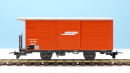 BEMO 2294 199 - RhB Xk 9069 gedeckter Güterwagen 2-achsig, oxydrot - Werkzeugwagen