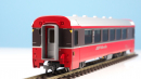 BEMO 3244 101 - RhB B 2491 Personenwagen EW IV 4-achsig 2. Klasse, rot/dunkelbraun "Bernina Express" BEX - EINMALIGE AUFLAGE