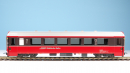 BEMO 3244 104 - RhB B 2494 Personenwagen EW IV 4-achsig 2. Klasse, rot/dunkelbraun "Bernina Express" BEX - EINMALIGE AUFLAGE