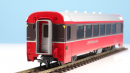 BEMO 3244 106 - RhB B 2496 Personenwagen EW IV 4-achsig 2. Klasse, rot/dunkelbraun "Bernina Express" BEX - EINMALIGE AUFLAGE
